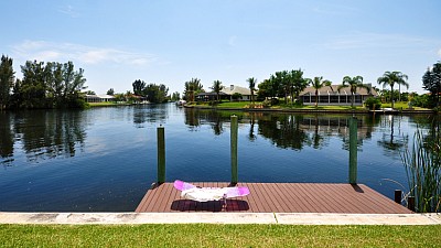 Ferienhaus am Kanal in Cape Coral, Florida